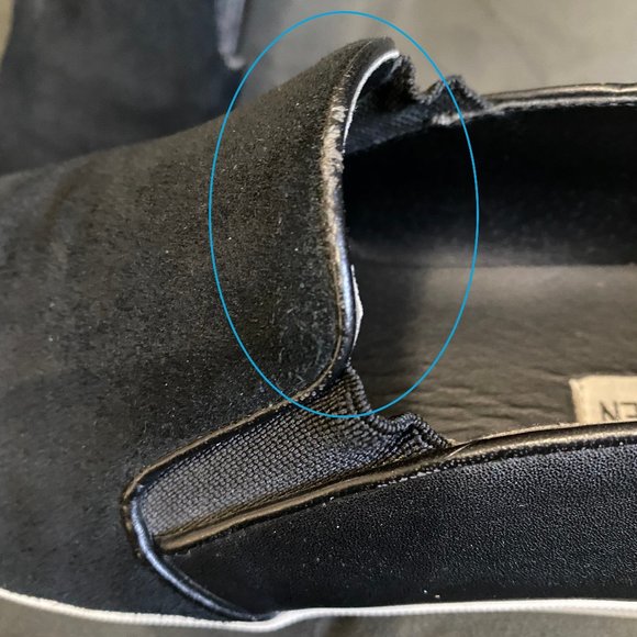 Steve Madden Buhba Black Suede Loafers - Picture 7 of 8